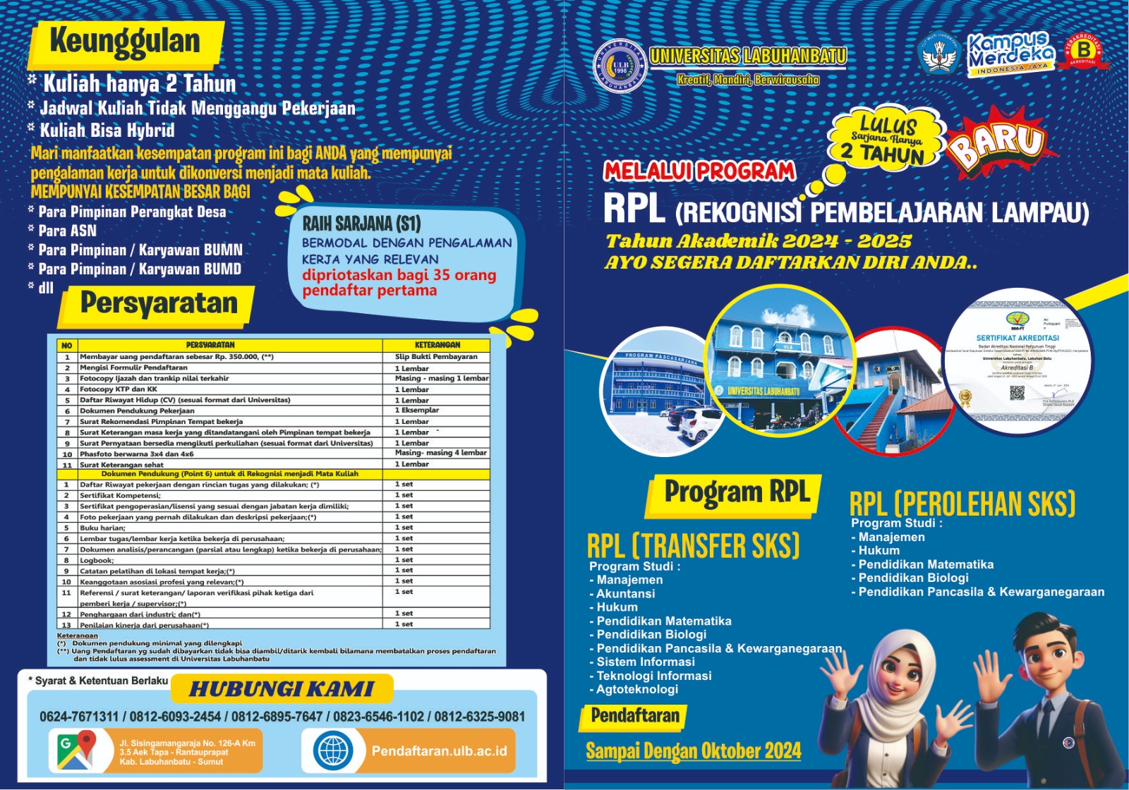 Universitas Labuhanbatu Buka Pendaftaran Mahasiswa Program Rekognisi ...