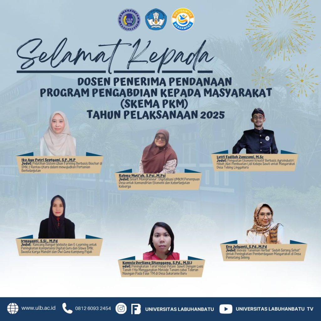 Selamat Kepada Dosen ULB Penerima Pendanaan Program Penelitian ...